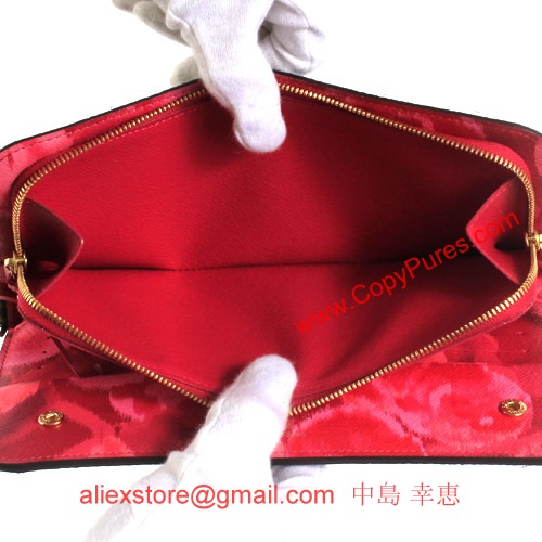 ルイヴィトンコピーM60391モノグラムポルトフォイユアンソリット長財布ダークブラウン＆ローズアンディアン